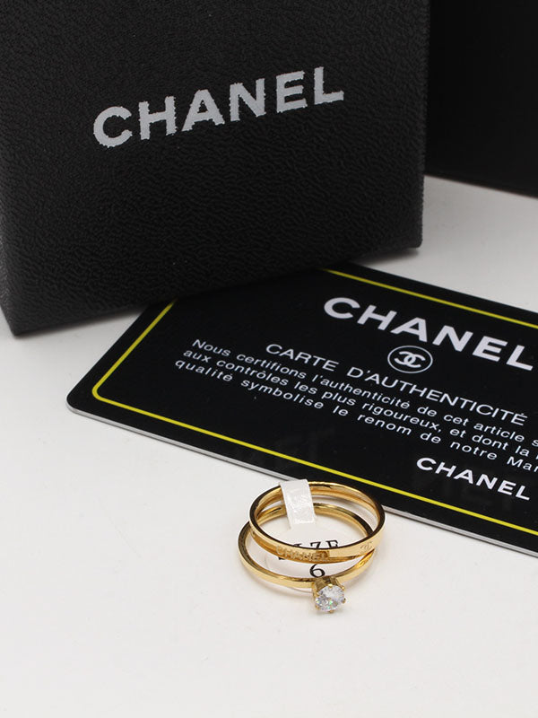 خواتم شانيل لوقو تو رينقز خواتم chanel ذهبي 6