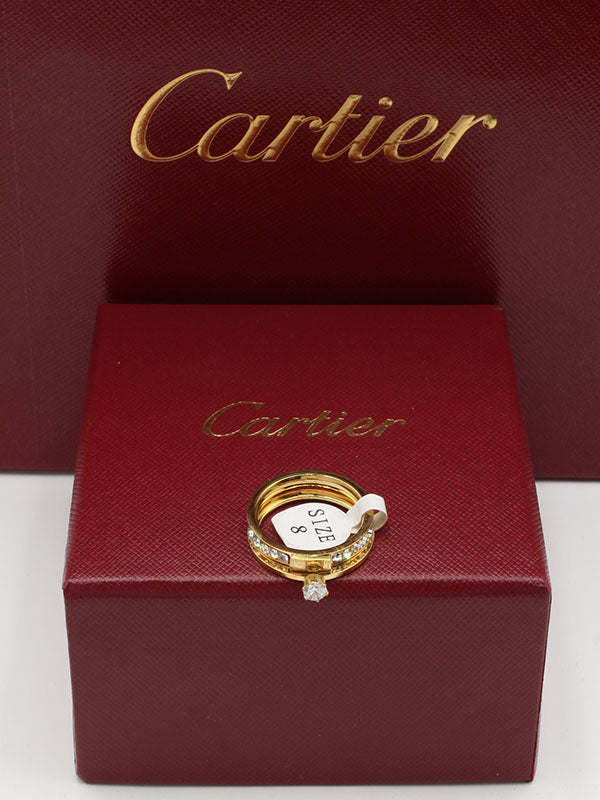 خواتم كارتير لوقو تو رينقز خواتم CARTIER ذهبي 6