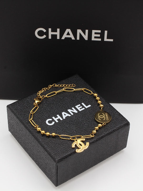 اسوارة شانيل جنزير ناعمه لوقو اسواره chanel