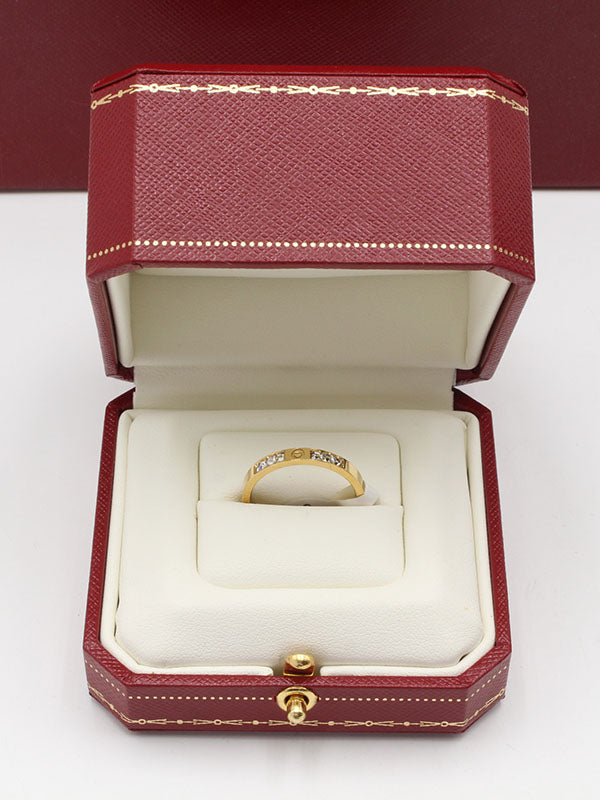 خاتم كارتير فري سمبل لوقو خواتم CARTIER ذهبي 6