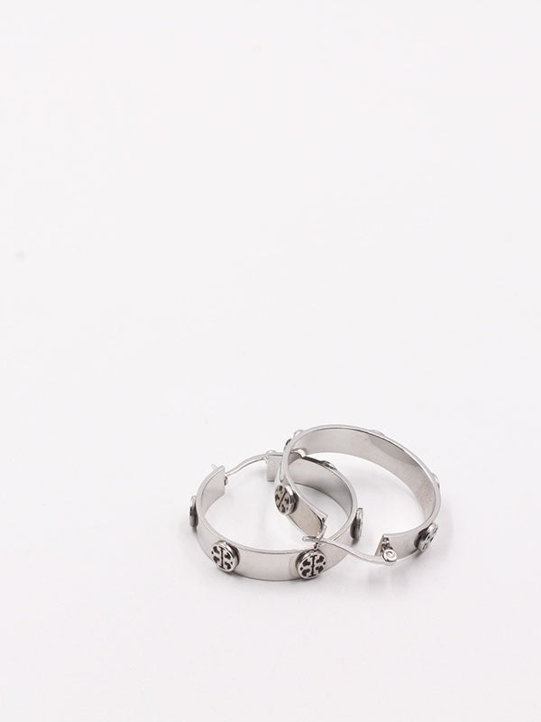 حلق توري بورش سيركل لوقو وسط حلق tory burch