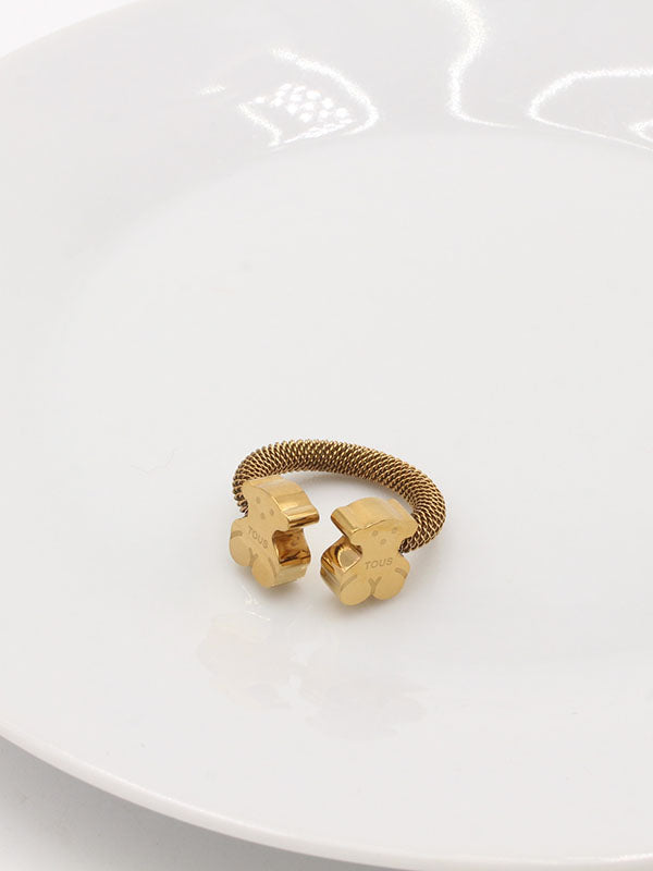 خاتم دبدوب ذهبي برونز خواتم دبدوب