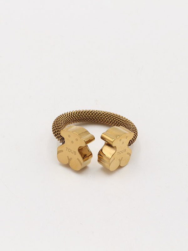 خاتم دبدوب ذهبي برونز خواتم دبدوب