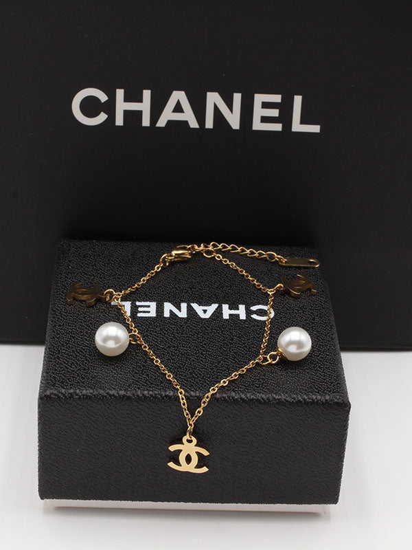 اسوارة شانيل لولو بيرل لوقو اسواره chanel