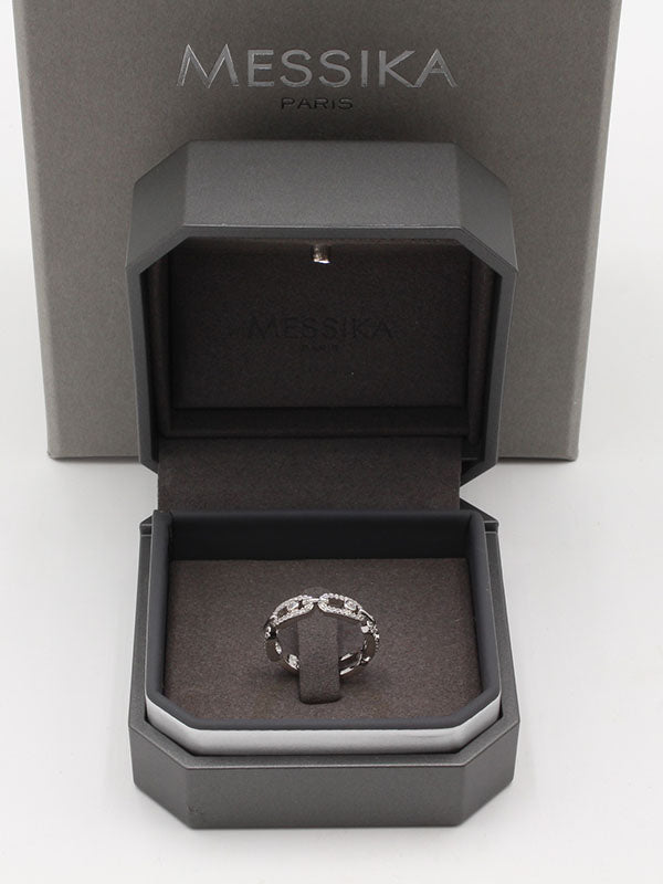 خاتم ميسيكا دبله فل زركون الجديده خواتم messika