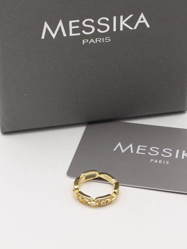 خاتم ميسيكا دبله فل زركون الجديده خواتم messika ذهبي 5