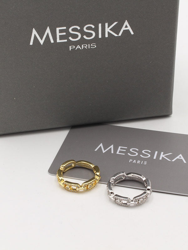 خاتم ميسيكا دبله فل زركون الجديده خواتم messika