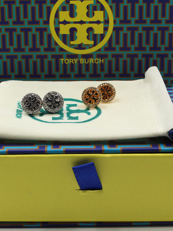 حلق توري بورش سيركل لوقو صغير حلق tory burch