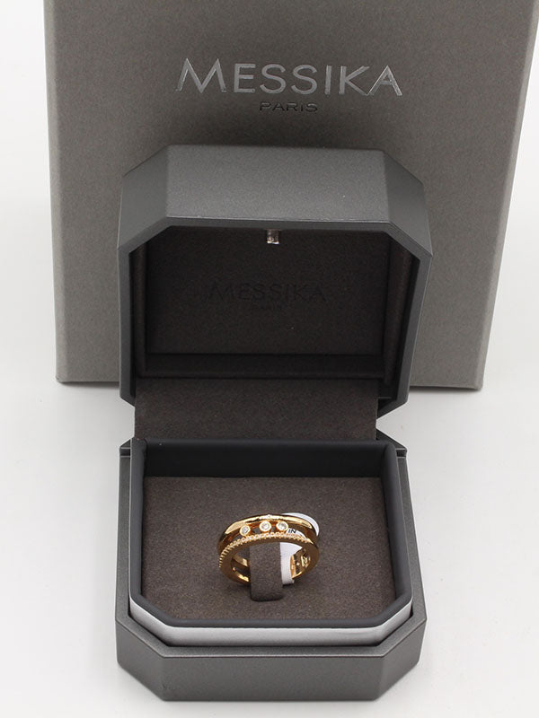 خاتم ميسيكا زركون ميتال لاينز خواتم messika