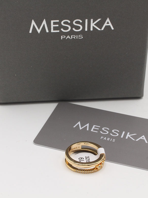 خاتم ميسيكا زركون ميتال لاينز خواتم messika