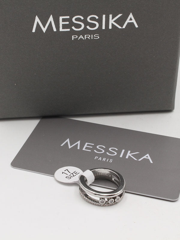 خاتم ميسيكا زركون ميتال لاينز خواتم messika فضي 6