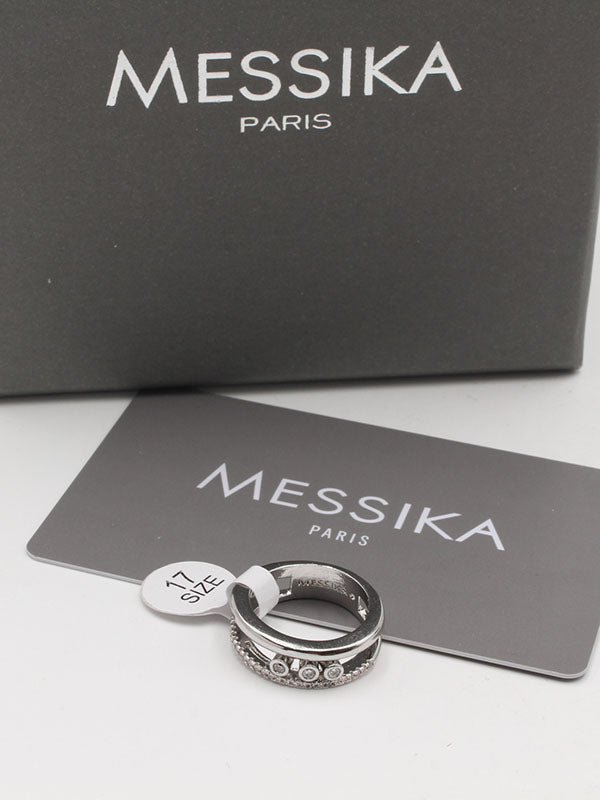 خاتم ميسيكا زركون ميتال لاينز خواتم messika