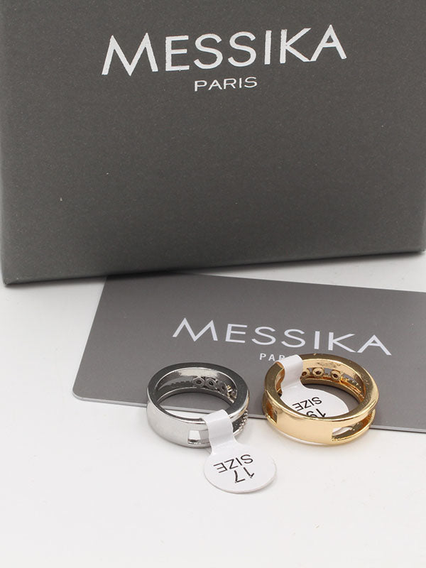 خاتم ميسيكا زركون ميتال لاينز خواتم messika