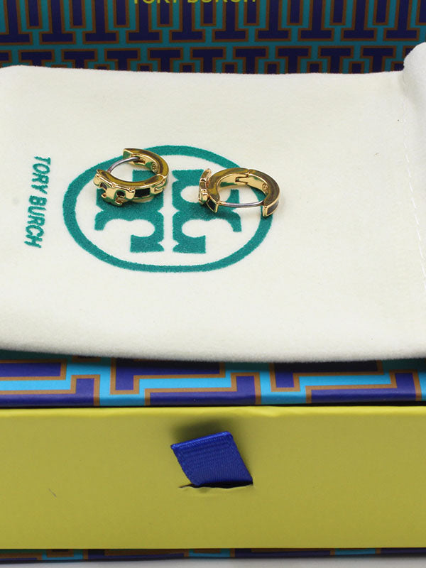 حلق توري بورش سيركل لوقو صغير حلق tory burch