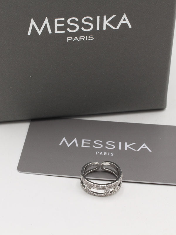 خاتم ميسيكا زركون سمبل لاينز خواتم messika