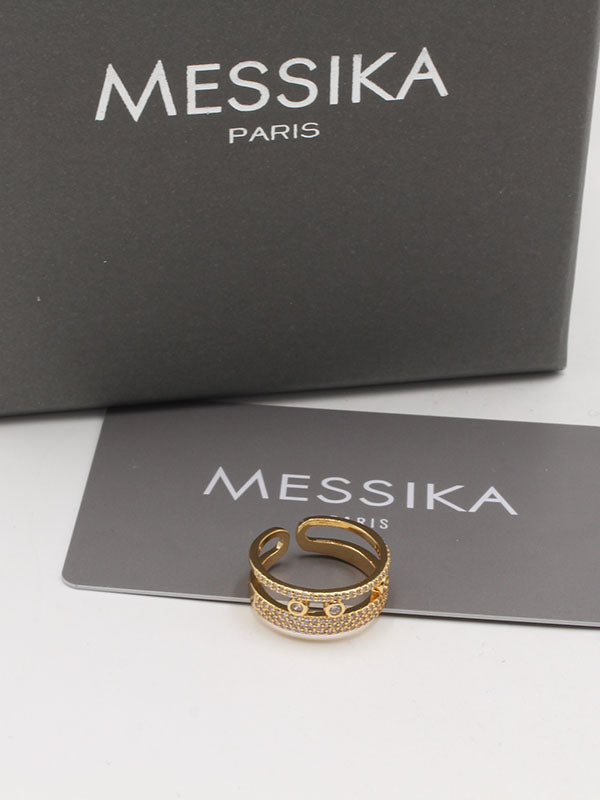خاتم ميسيكا زركون سمبل لاينز خواتم messika