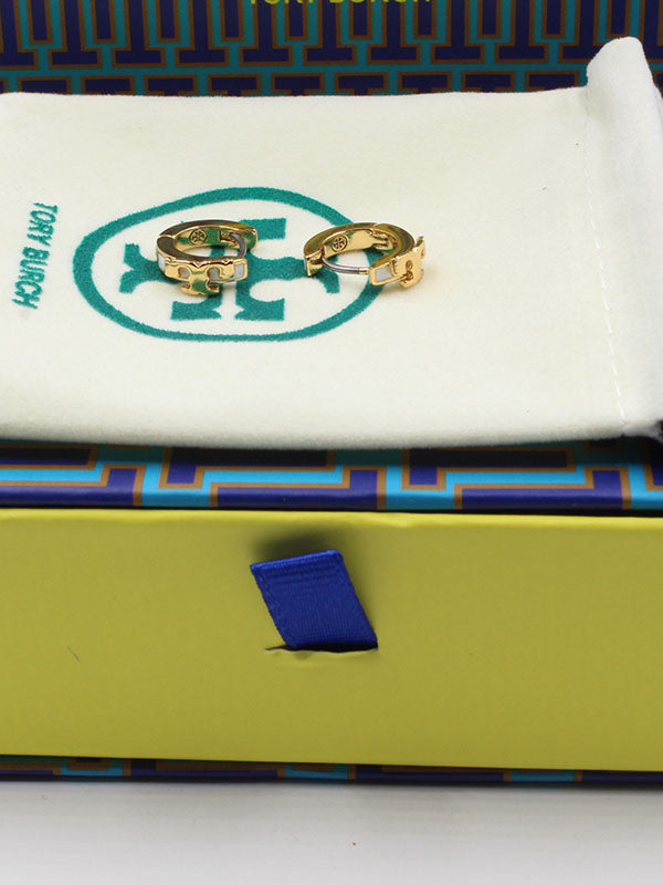 حلق توري بورش سيركل لوقو صغير حلق tory burch