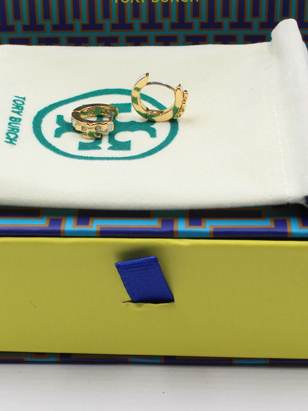 حلق توري بورش سيركل لوقو صغير حلق tory burch