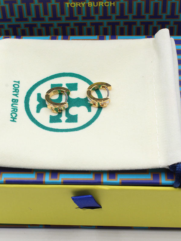 حلق توري بورش سيركل لوقو صغير حلق tory burch