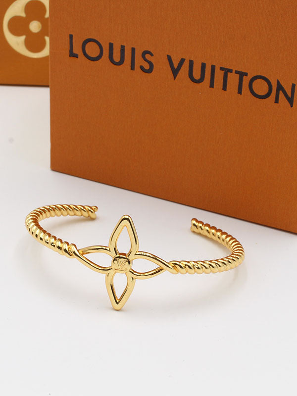 اسواره لويس فيتون فلاور بانقل اسواره louis vuitton ذهبي