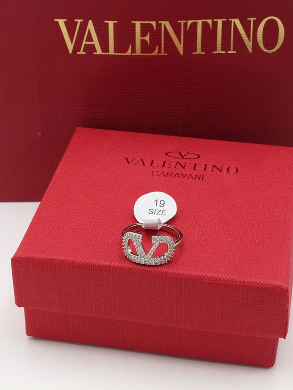 خاتم فالنتينو زركون وسط خواتم VALENTINO