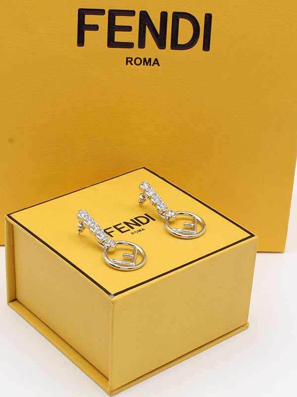 حلق فندي طويل بلوقو حلق fendi