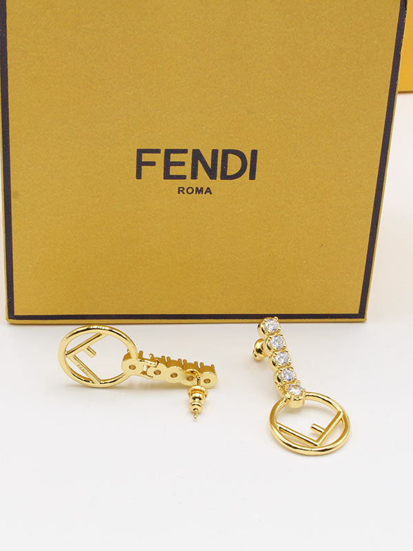 حلق فندي طويل بلوقو حلق fendi