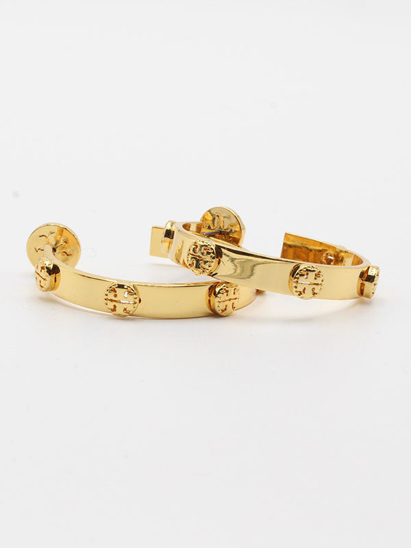 حلق توري بورش سيركل لوقو كبير حلق tory burch