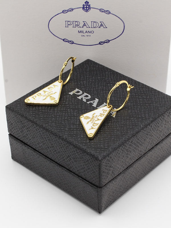 حلق برادا بندنت لوقو حلق brada ابيض ذهبي