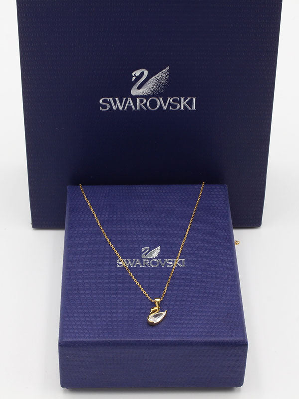 سلسال سواروفسكي ناعم وزه صغير سلسال Swarovski ذهبي