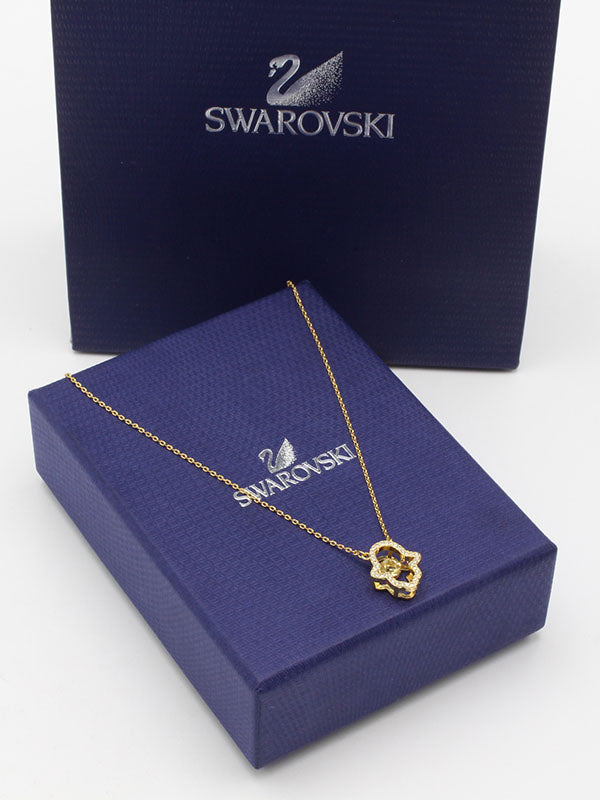 سلسال سواروفسكي كف ذهبي سلسال Swarovski