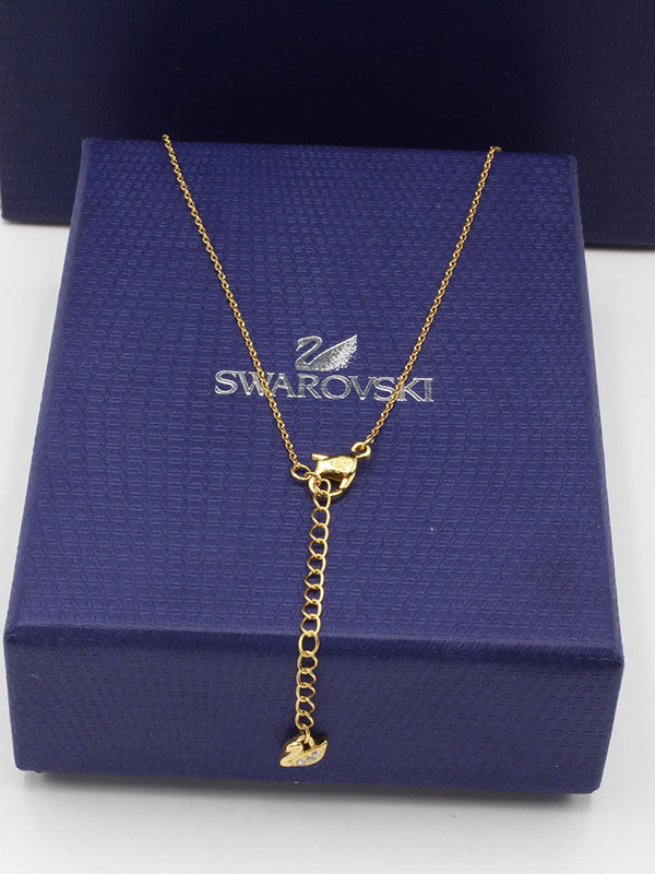 سلسال سواروفسكي كف ذهبي سلسال Swarovski