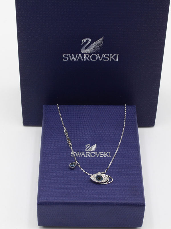 سلسال سواروفسكي كي روز اند سلفر سلسال Swarovski فضي