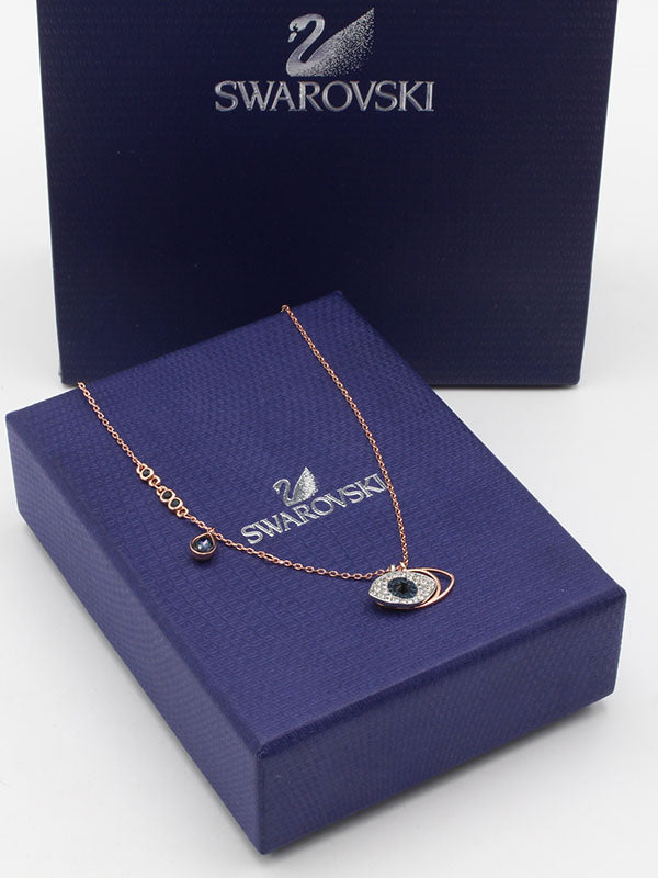 سلسال سواروفسكي كي روز اند سلفر سلسال Swarovski