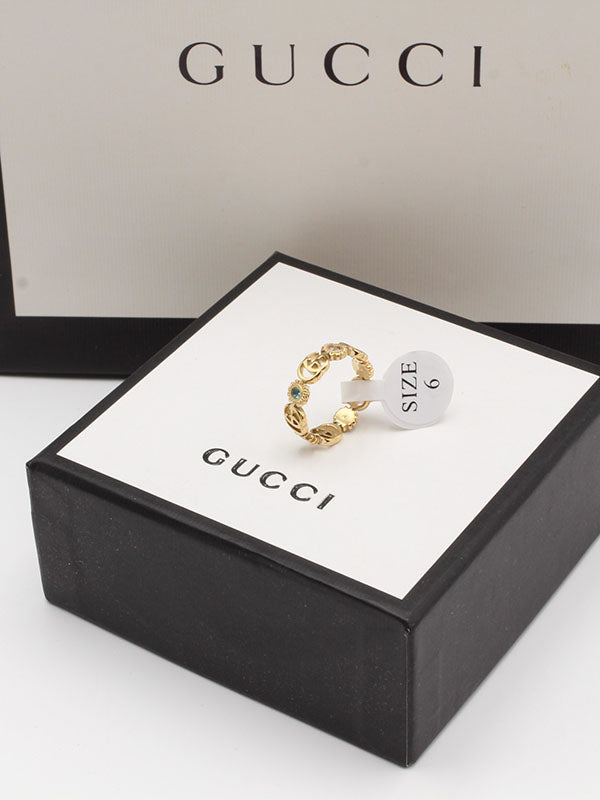 دبلة قوتشي ملونه ناعمة خواتم gucci