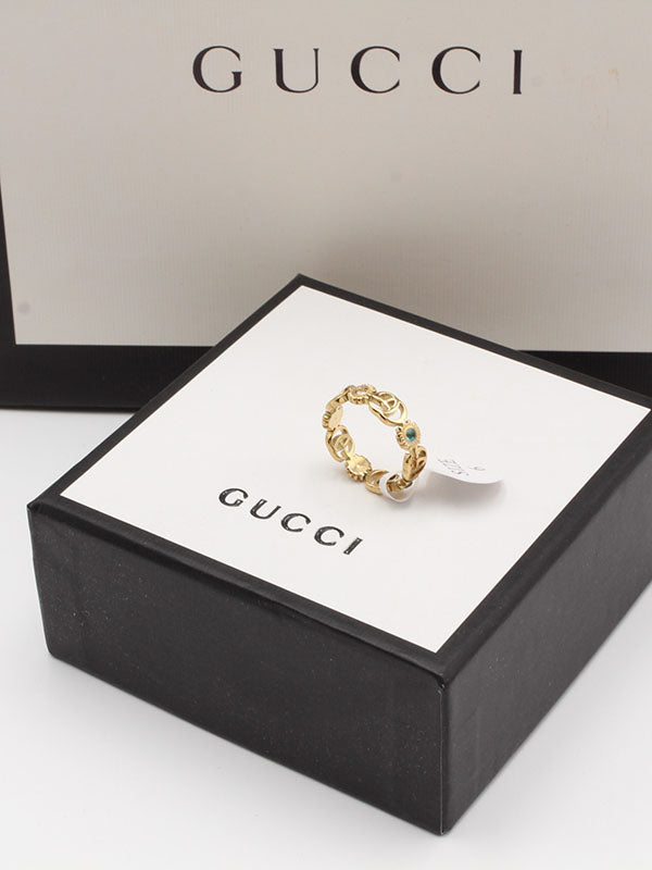 دبلة قوتشي ملونه ناعمة خواتم gucci