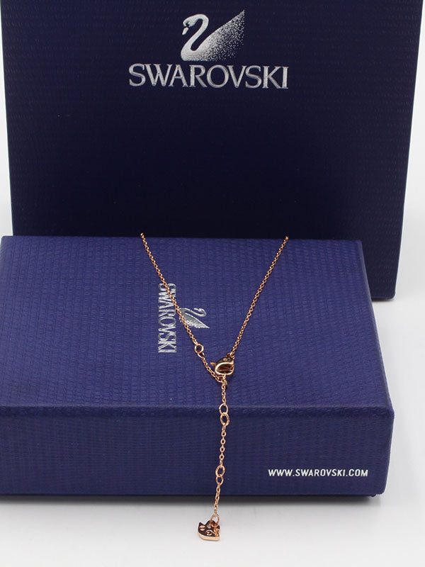 سلسال سواروفسكي كي روز اند سلفر سلسال Swarovski