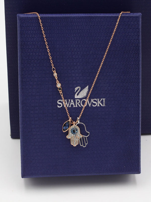 سلسال سواروفسكي هاندز روز قولد سلسال Swarovski