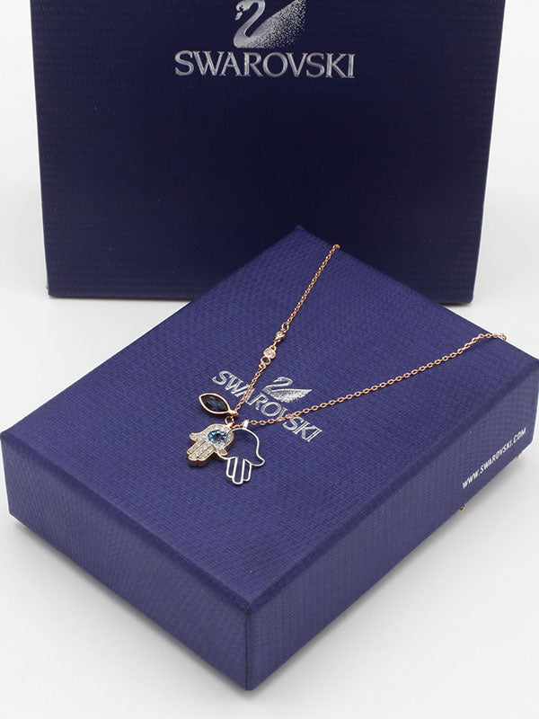 سلسال سواروفسكي هاندز روز قولد سلسال Swarovski