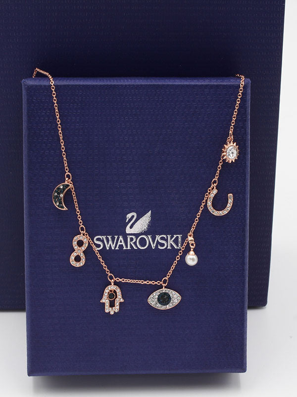 سلسال سواروفسكي ايز روز قولد سلسال Swarovski
