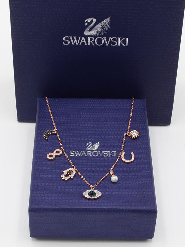 سلسال سواروفسكي ايز روز قولد سلسال Swarovski