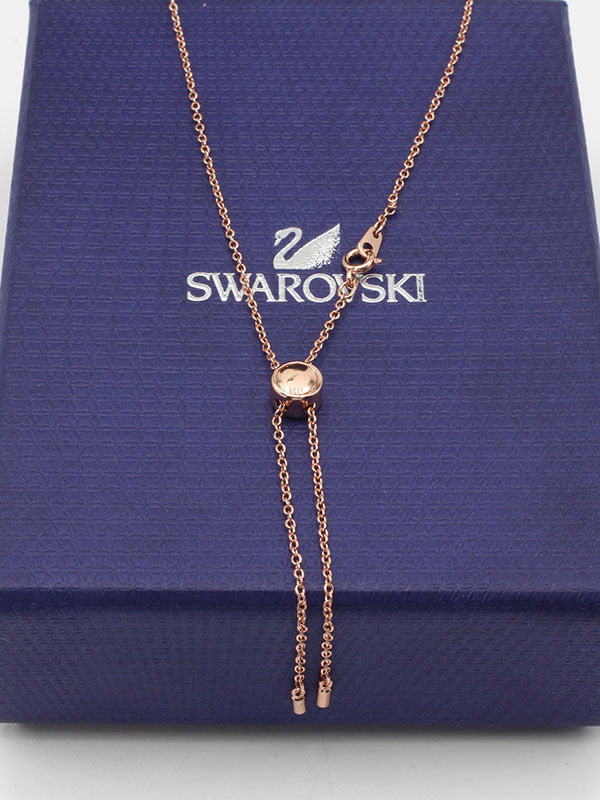 سلسال سواروفسكي ايز روز قولد سلسال Swarovski