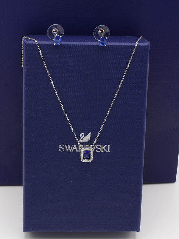 طقم سواروفسكي الراقص اطقم Swarovski فضي