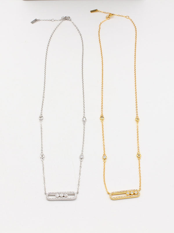 سلسال ميسيكا لونق فل زركون سلسال Swarovski