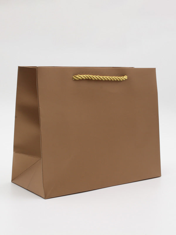 كيس كرتون بني هدايا متوفر 2 لون