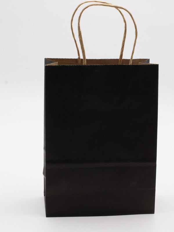 كيس ورقي اسود هدايا متوفر 2 لون