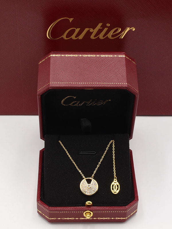 سلسال كارتير لوف زركون لوقو سلسال CARTIER ذهبي