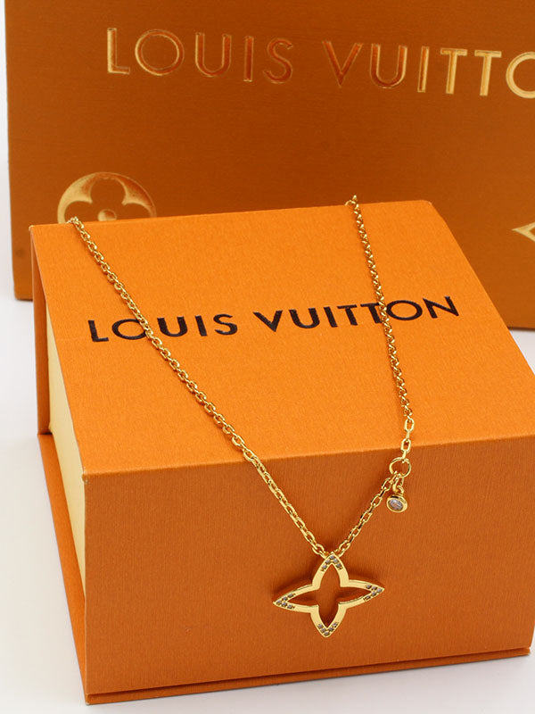 سلسال لويس فيتون ون فلاور سلسال louis vuitton ذهبي