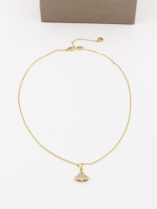 سلسال بولغاري زركون ناعم سلسال bvlgari ذهبي