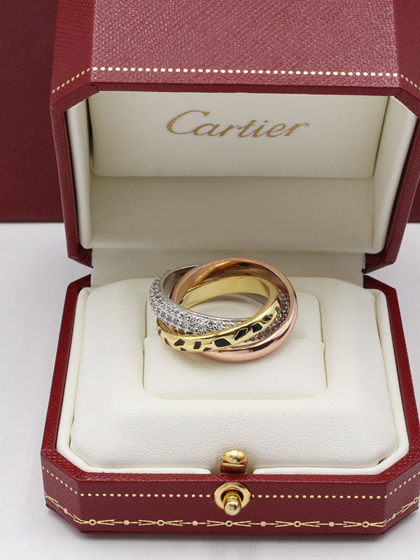 خاتم كارتير تايقر زركون خواتم CARTIER ملون 7